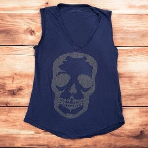Zadig & Voltaire Navy Skull Women's sleeveless Top